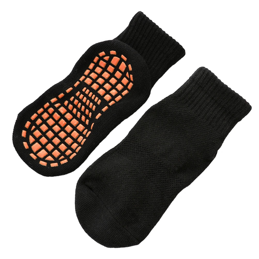 Non-slip Floor Socks Kids Cotton Trampoline 3 Pairs Soft Warm Anti-slip Sole Design Smooth Board Matching Everyday Birthday Gift