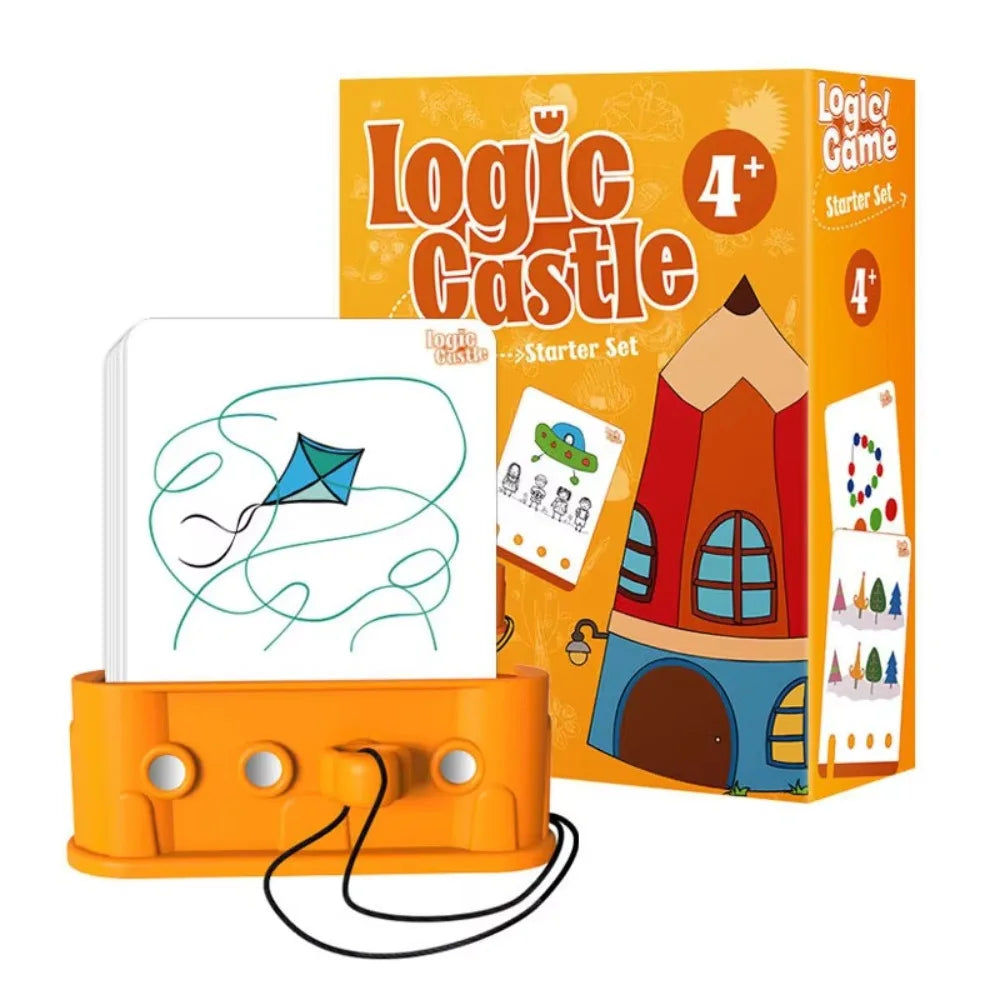 Montessori Kids Logic Key Puzzle Game Early Educational 3D Logic Key Thinking Training Multifunction Intellectual