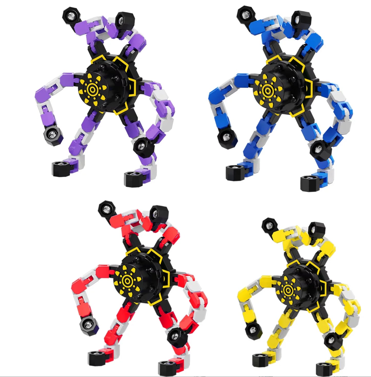 The Finger Spinner Toy Is Deformable To Relieve Stress Is Suitable For Children And Adults With Attention Deficit Autism