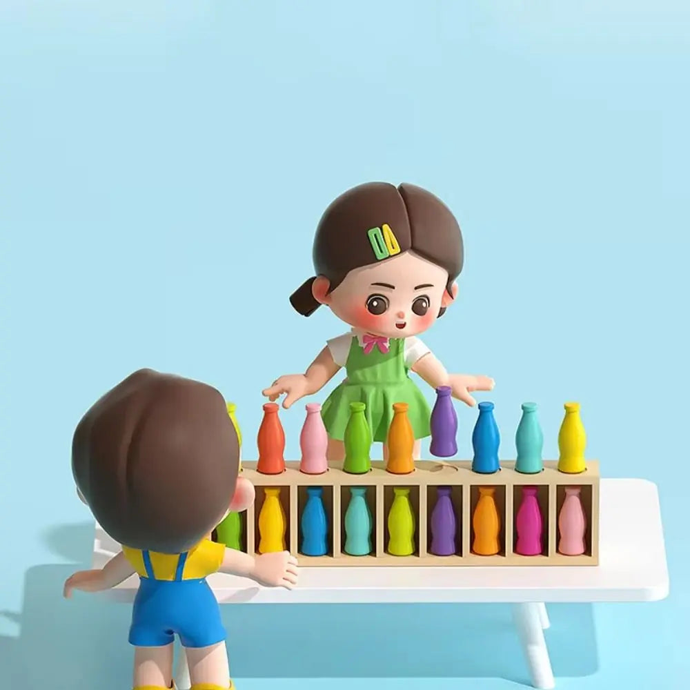 Montessori Character Puzzle Game Early Educational Matching Game Memory Logical Thinking Training Multifunction