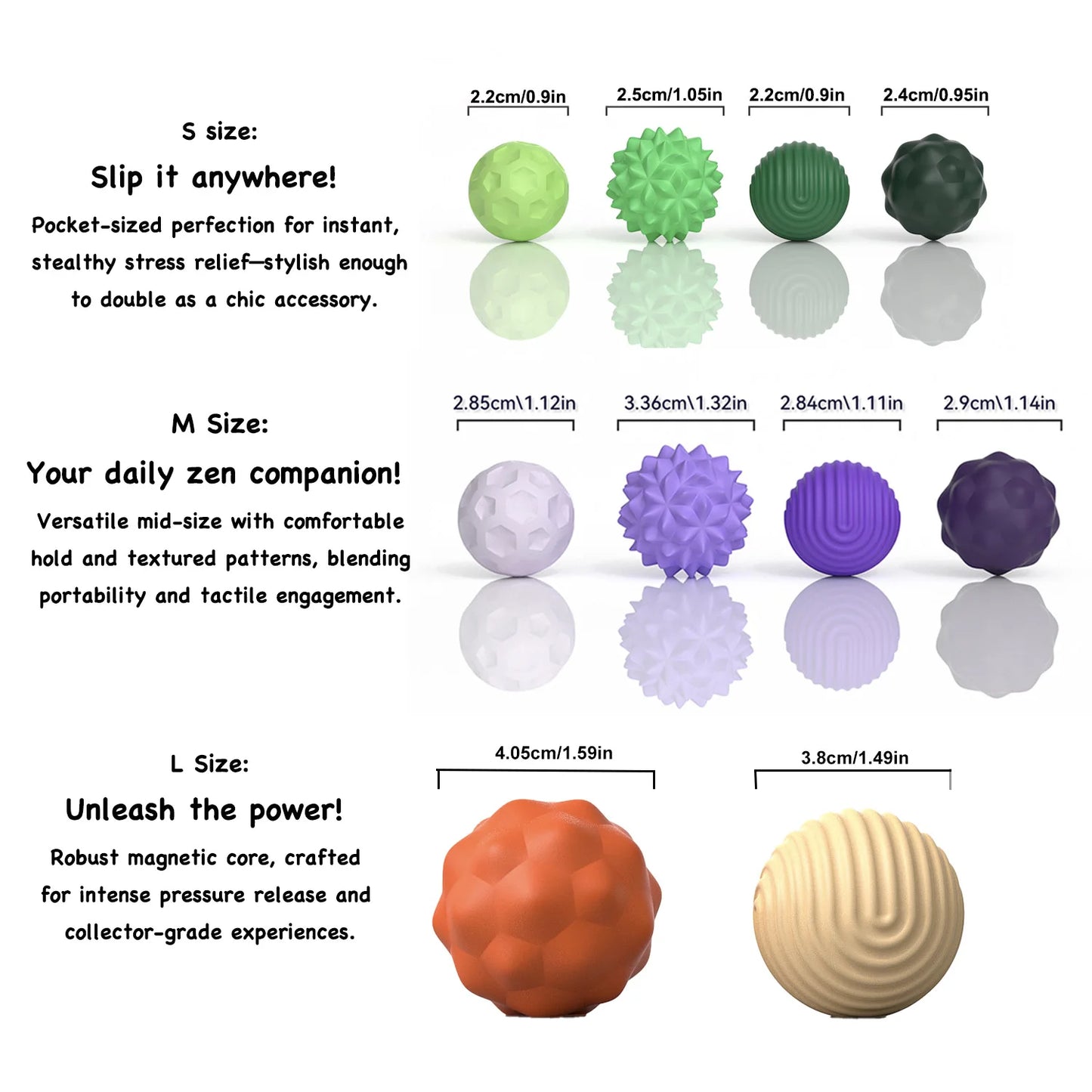 Magnetic Stress Ball,Desk Anti Stress Relief Antistress Anxiety Sensory Magnet Roller Fidget Toy for Adult Kid Autism ADHD Quiet