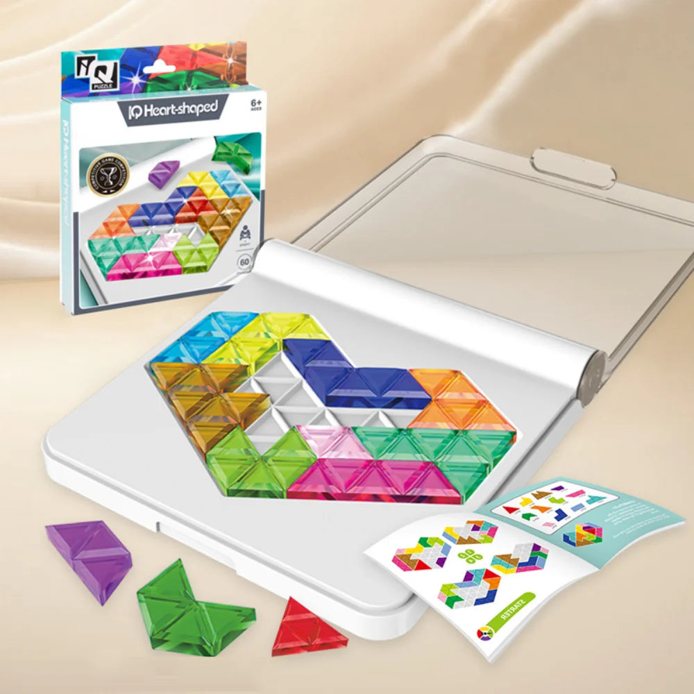 Logical Thinking Training Smart Clearance Tangram Toy Multiple Shapes Montessori Fun Tabletop Games Education Learning
