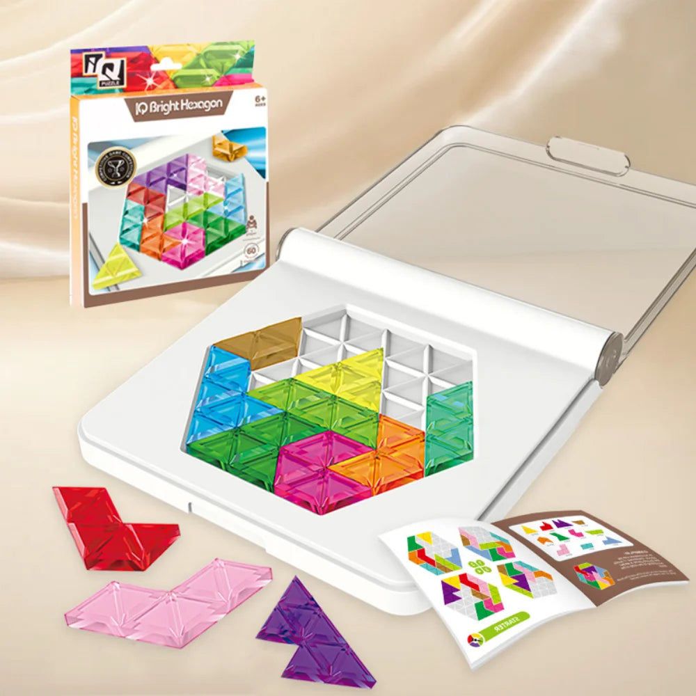 Logical Thinking Training Smart Clearance Tangram Toy Multiple Shapes Montessori Fun Tabletop Games Education Learning
