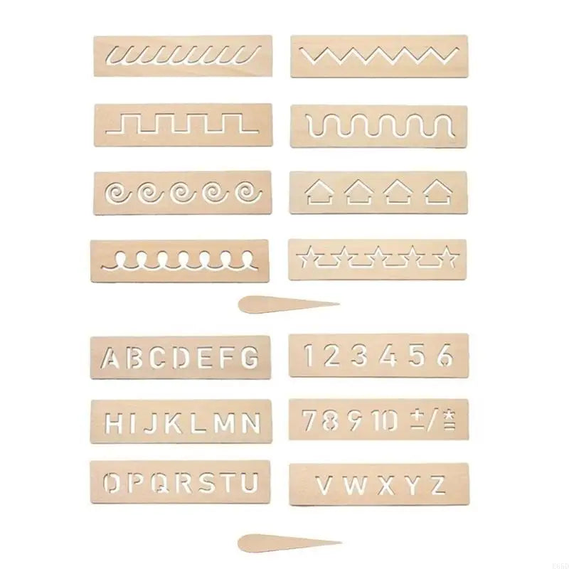 Alphabets Tracing Board Educational Toy for Kids Preschool Fine Motor Skills Development Writing Practice Tools E65D