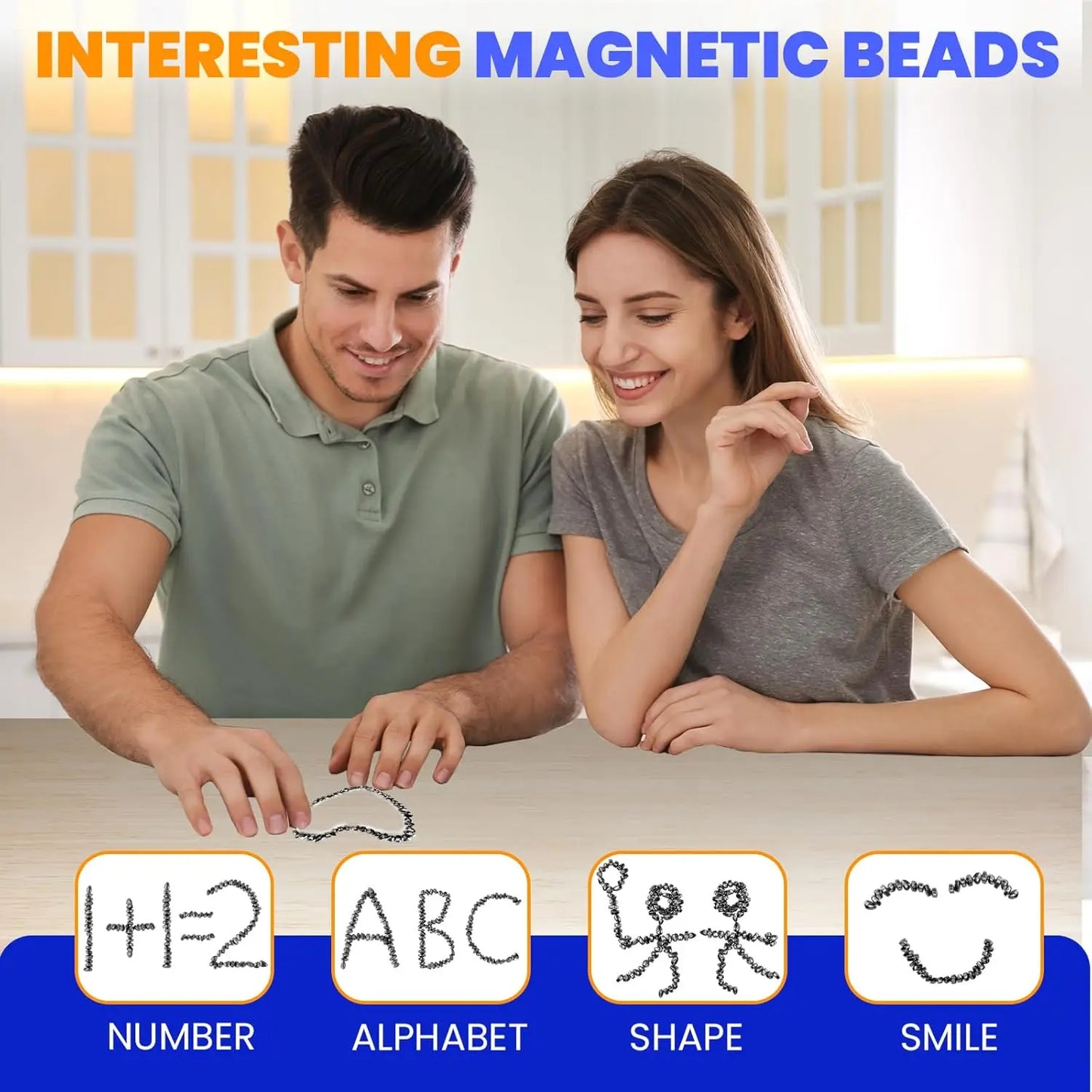 Magnet Stress Toys,Weak Magnetic Fidget Ferrite Putty Anxiety Anti Stress Relief Toys for Adults ADHD Autism EDC Fidgeting Toys