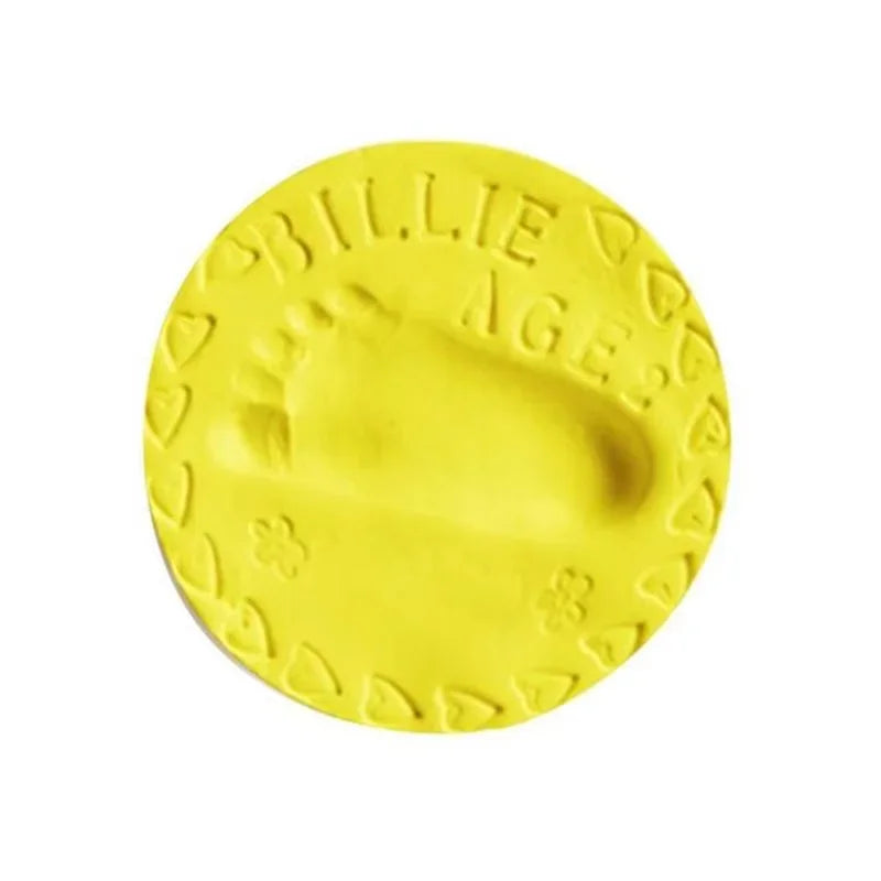 Baby Footprint Clay Infant Air Drying Soft Clay 3D Fingerprint Imprint Paw Kits Parent-child Inkpad DIY Toy Kid Souvenirs
