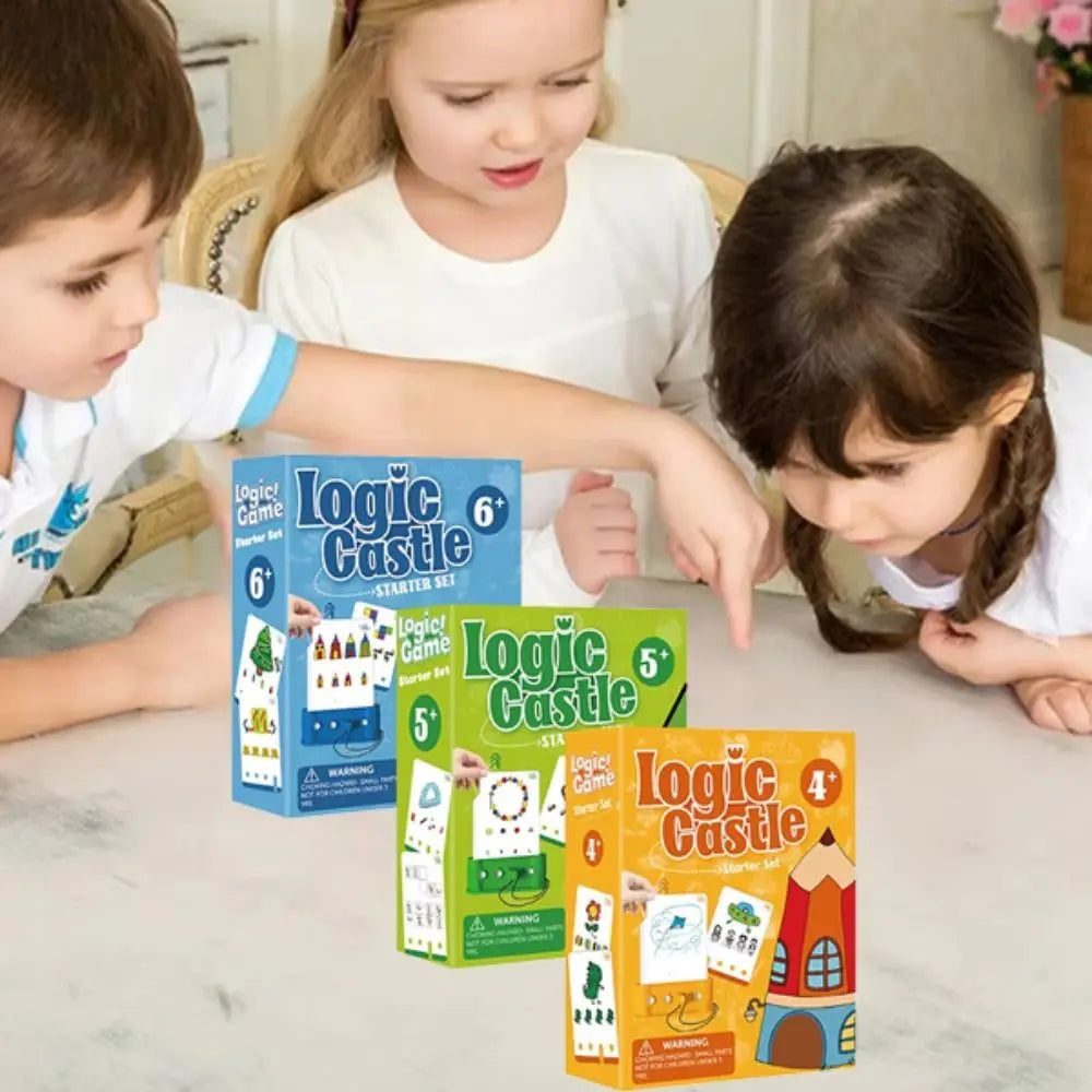 Montessori Kids Logic Key Puzzle Game Early Educational 3D Logic Key Thinking Training Multifunction Intellectual