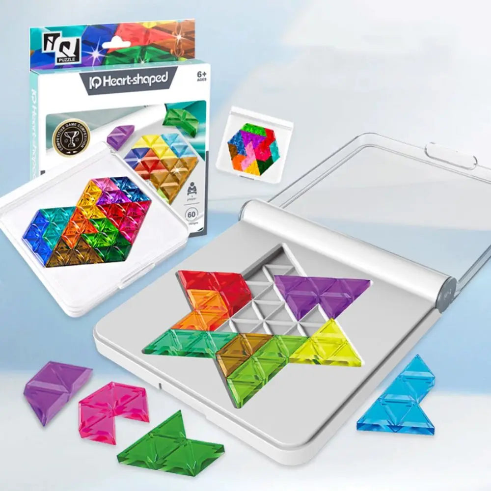 Logical Thinking Training Smart Clearance Tangram Toy Multiple Shapes Montessori Fun Tabletop Games Education Learning