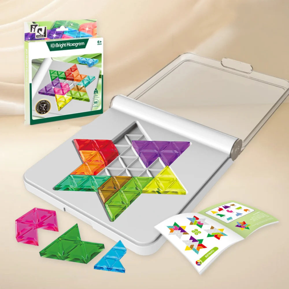 Logical Thinking Training Smart Clearance Tangram Toy Multiple Shapes Montessori Fun Tabletop Games Education Learning