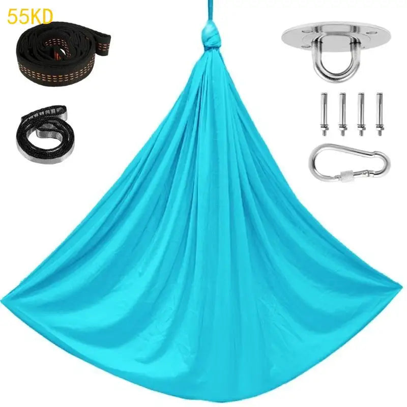 55KD Double Layers Comfortable Cuddle Swings Kids Sensory Swings with Accessories Home Room Yoga Swings Hammocks Enduring