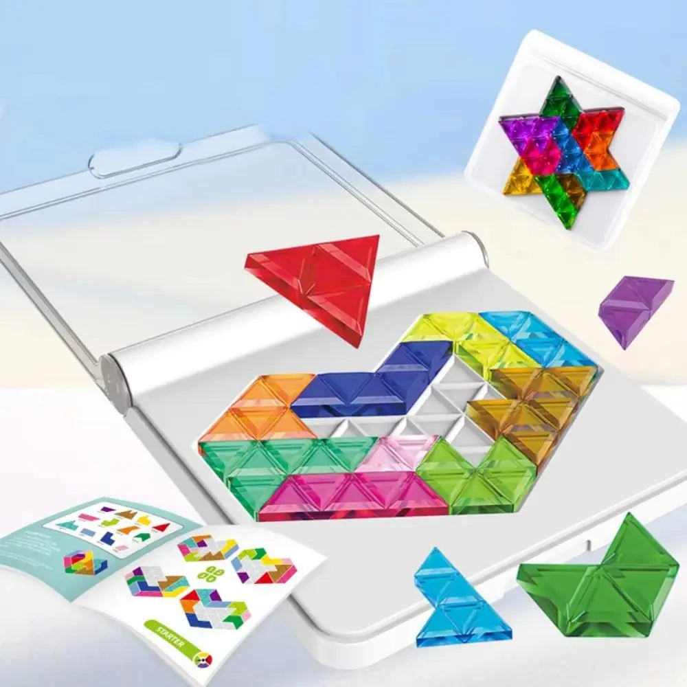Logical Thinking Training Smart Clearance Tangram Toy Multiple Shapes Montessori Fun Tabletop Games Education Learning