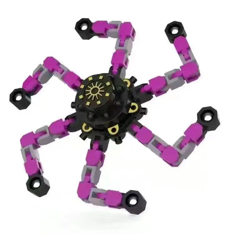 The Finger Spinner Toy Is Deformable To Relieve Stress Is Suitable For Children And Adults With Attention Deficit Autism