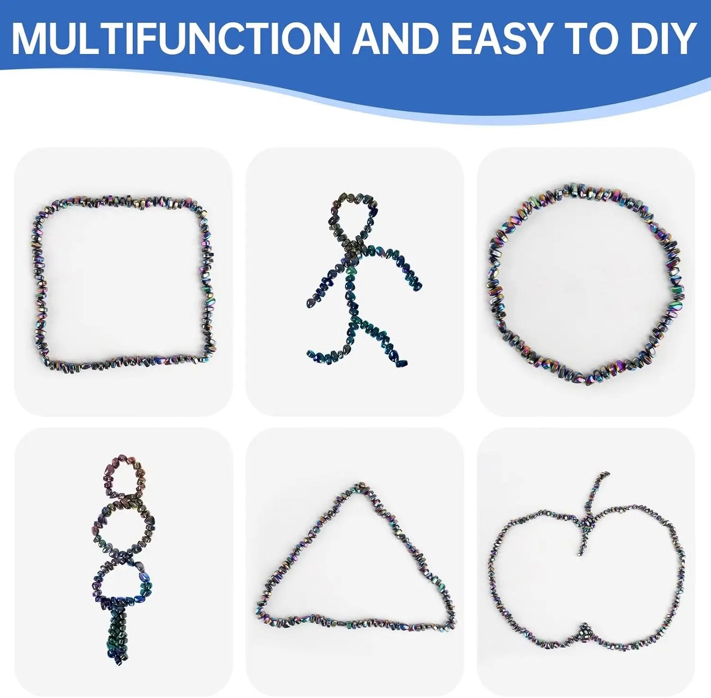 Magnet Stress Toys,Weak Magnetic Fidget Ferrite Putty Anxiety Anti Stress Relief Toys for Adults ADHD Autism EDC Fidgeting Toys