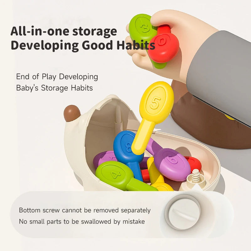 Montessori Hedgehog Biomimetic Toys Baby Hand-eye Coordination Fine Motor Training Develop Concentration Early Education Toys