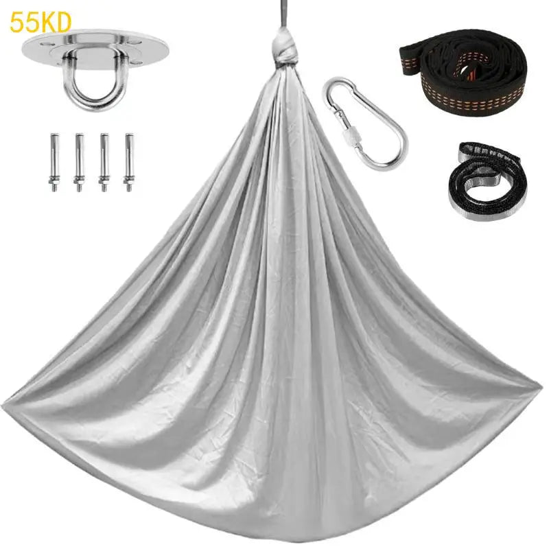 55KD Double Layers Comfortable Cuddle Swings Kids Sensory Swings with Accessories Home Room Yoga Swings Hammocks Enduring