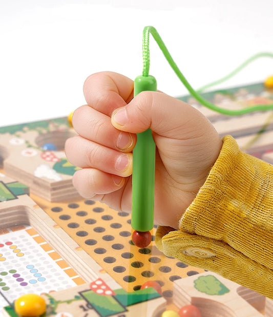 Magnetic Sorting Games Montessori Puzzle Toys Maze Board Learning Color  Counting Number Classification Wooden Educational Toys