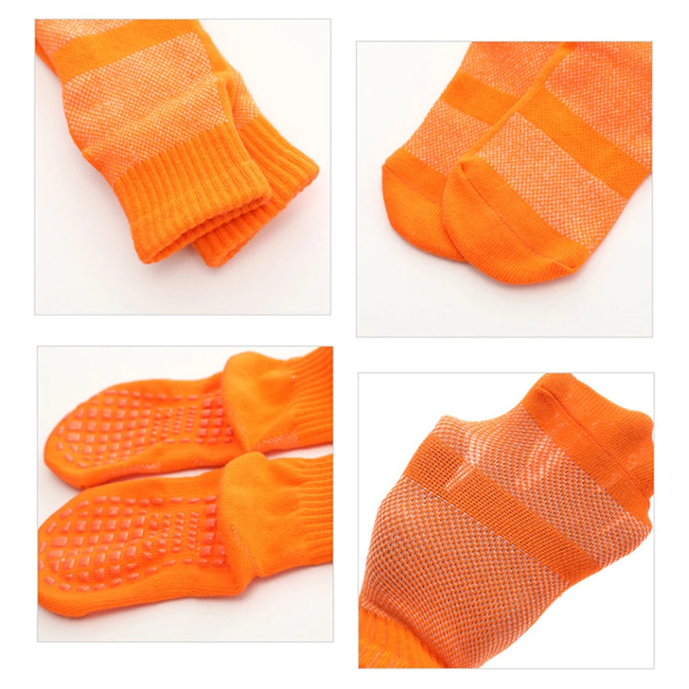 Non-slip Floor Socks Kids Cotton Trampoline 3 Pairs Soft Warm Anti-slip Sole Design Smooth Board Matching Everyday Birthday Gift