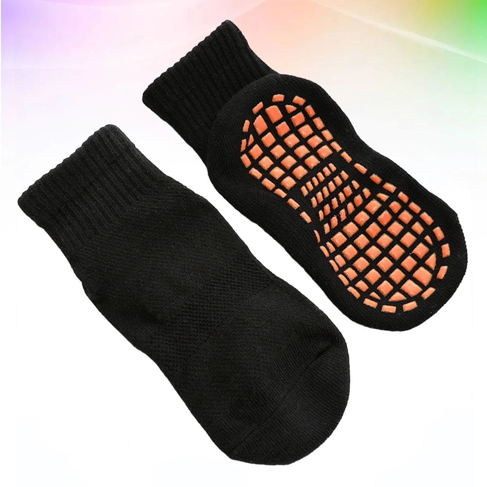 Non-slip Floor Socks Kids Cotton Trampoline 3 Pairs Soft Warm Anti-slip Sole Design Smooth Board Matching Everyday Birthday Gift
