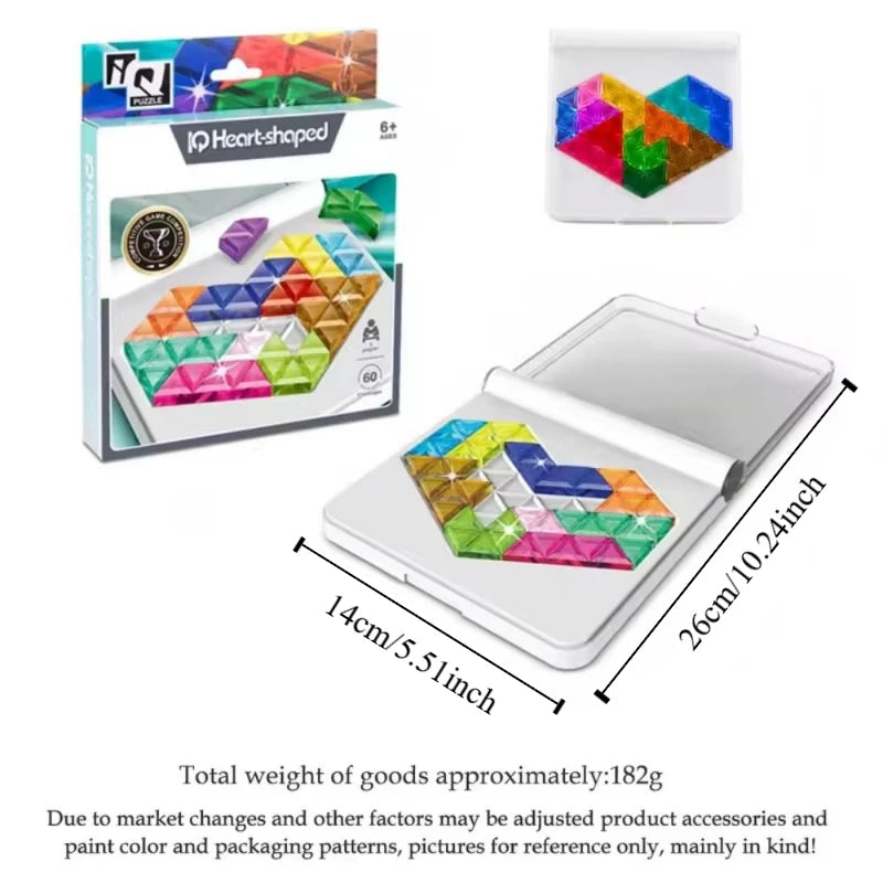 Logical Thinking Training Smart Clearance Tangram Toy Multiple Shapes Montessori Fun Tabletop Games Education Learning
