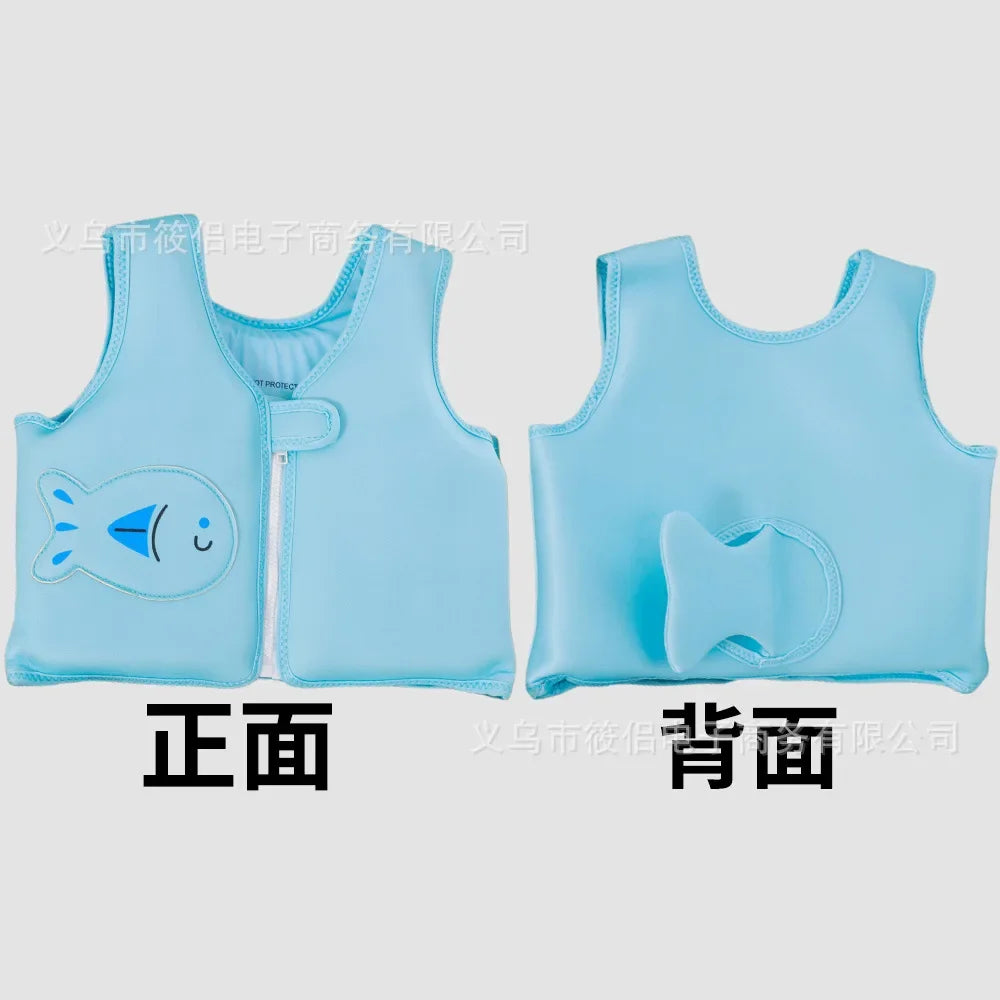 NEW Kids Swimming Buoyancy Vest Pool Floating Boys and Girls Arm Floats Flotage Jacket Swimwear Beginner Swim Gear