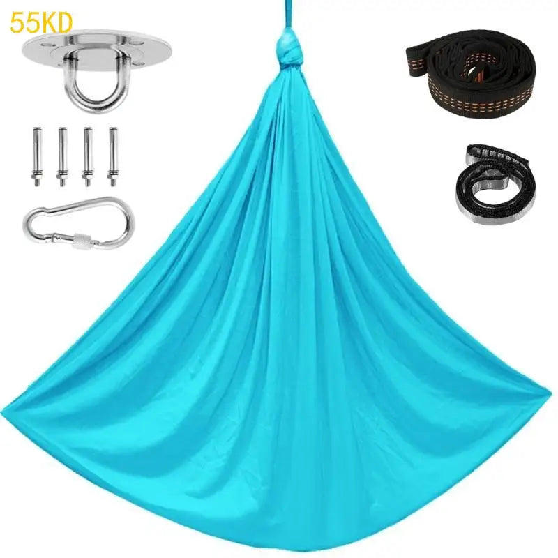 55KD Double Layers Comfortable Cuddle Swings Kids Sensory Swings with Accessories Home Room Yoga Swings Hammocks Enduring