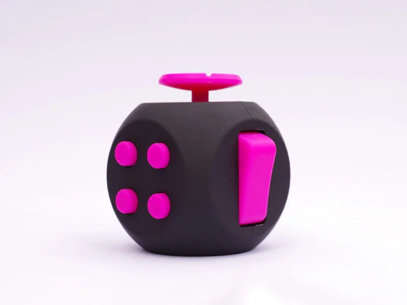 Fidget Cube EDC Anti Stress Relief Toys Anxiety Antistress Sensory Fidgeting Dice Toy For Kids Adults Autism ADHD Focus 12 Sides