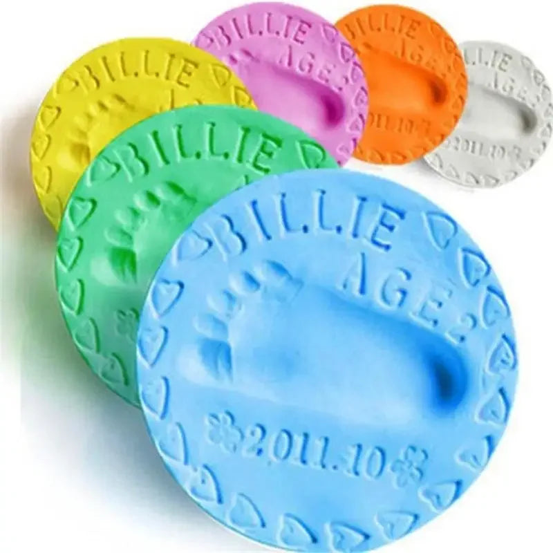 Baby Hand Footprint Makers Handprint Fingerprint Inkpad Casting DIY Clay Toys Care Air Drying for Kids Newborn Souvenir Gifts