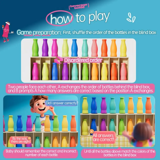Montessori Character Puzzle Game Early Educational Matching Game Memory Logical Thinking Training Multifunction
